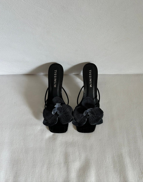 Orquidea Heels Negro - Tissimum