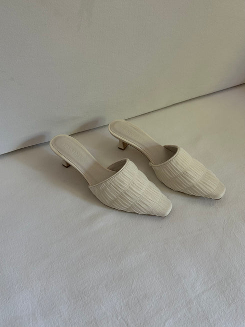 Medusa White Heel - Tissimum