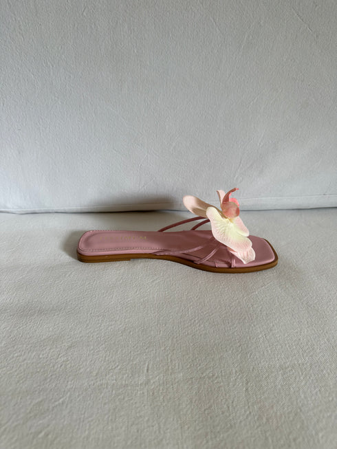 sandalias con Orquídeas