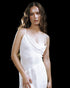 White silk mini dress - Tissimum